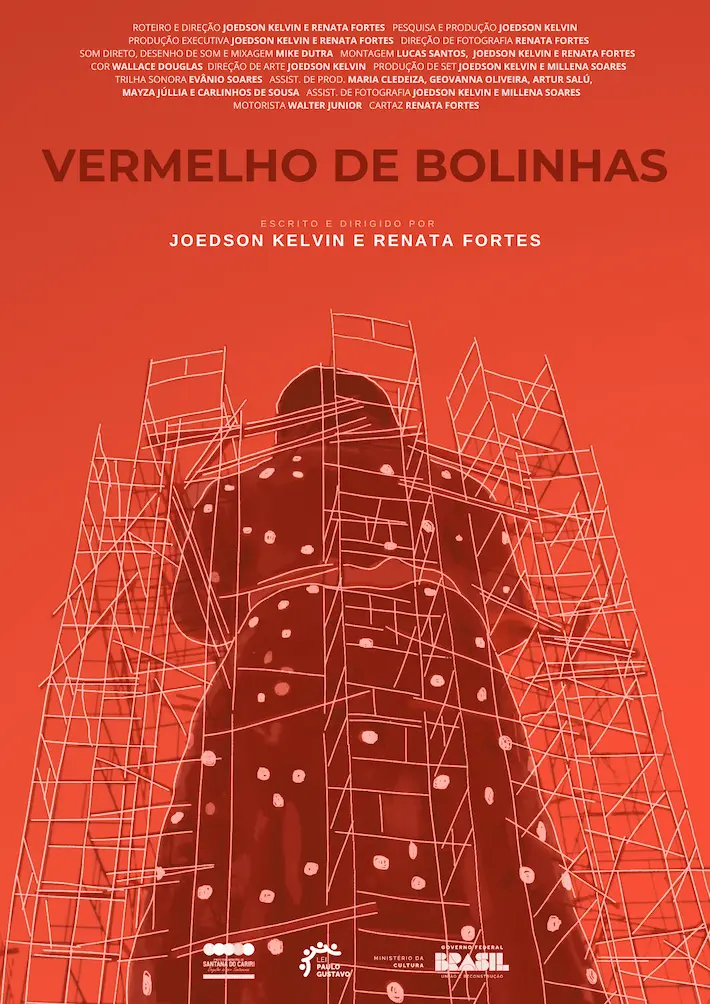 VERMELHO DE BOLINHAS - PÔSTER OFICIAL - Vermelho de Bolinhas